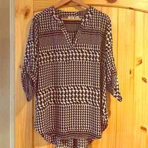 Black and Gray Cato Tunic